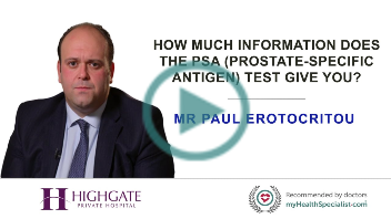 How much information does the PSA (prostate-specific antigen) test give you?